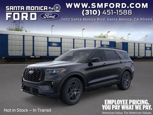 AGATE BLACK METALLIC 2026 Ford Explorer ST