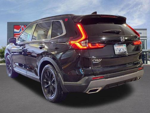 Crystal Black Pearl 2025 Honda CR-V Hybrid Sport FWD