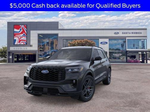 AGATE BLACK METALLIC 2026 Ford Explorer ST-Line