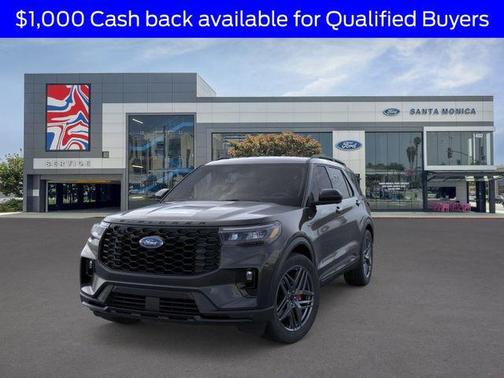 AGATE BLACK METALLIC 2026 Ford Explorer ST-Line