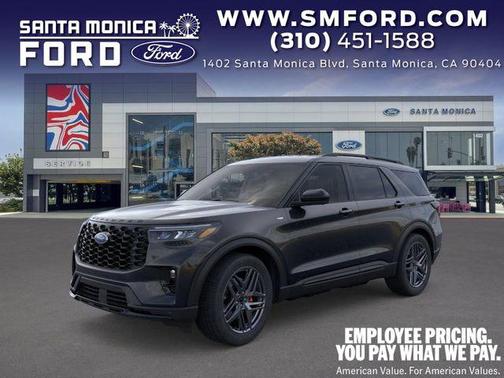 AGATE BLACK METALLIC 2026 Ford Explorer ST-Line