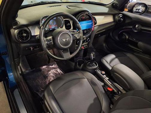 Island Blue Metallic 2022 MINI Convertible Cooper