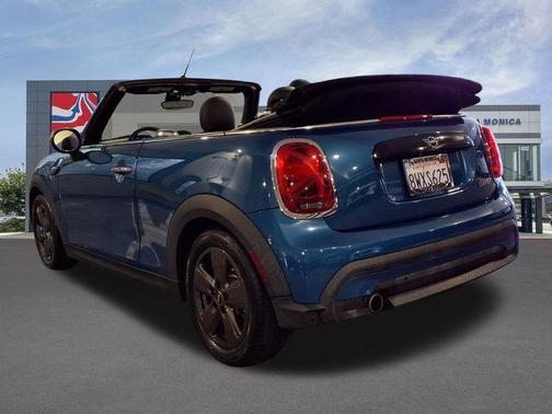 Island Blue Metallic 2022 MINI Convertible Cooper