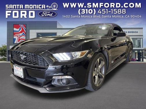 BLACK 2015 Ford Mustang V6