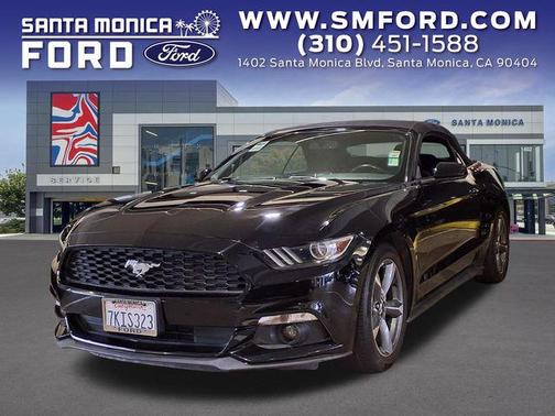 BLACK 2015 Ford Mustang V6