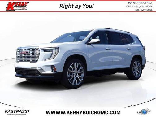 Glacier White 2026 GMC Acadia Denali