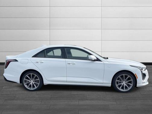 Summit White 2026 Cadillac CT4 Sport RWD