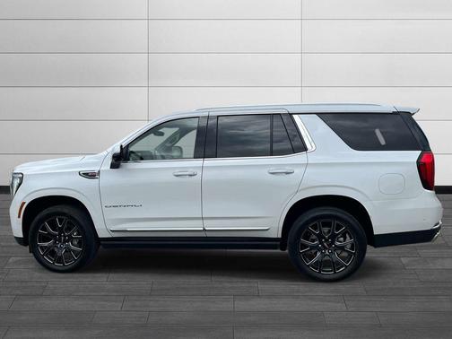 White Frost Tricoat 2025 GMC Yukon Denali
