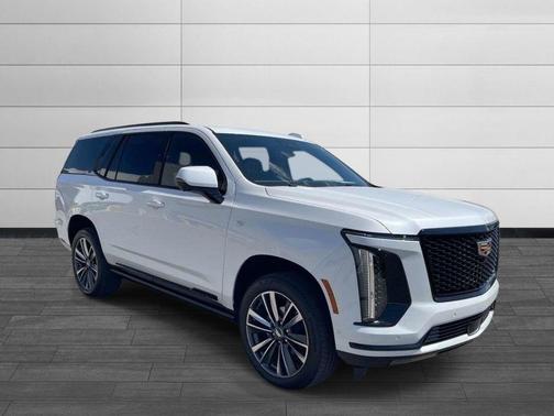 Crystal White 2025 Cadillac Escalade Sport