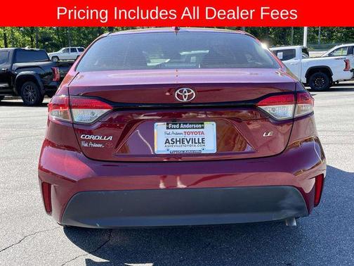 Ruby Flare Pearl 2024 Toyota Corolla LE