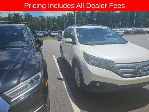 White Diamond Pearl 2013 Honda CR-V EX-L