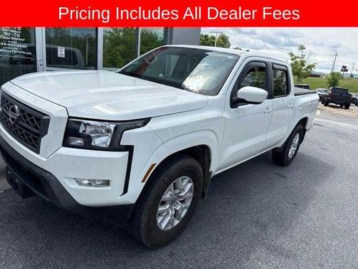 Glacier White 2022 Nissan Frontier SV