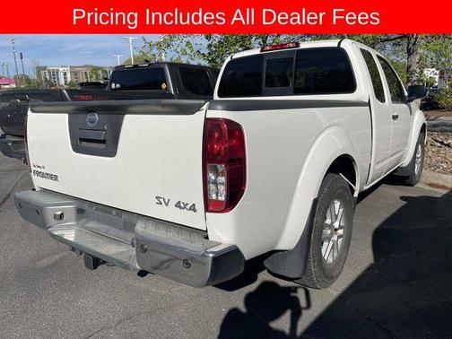 Glacier White 2019 Nissan Frontier SV