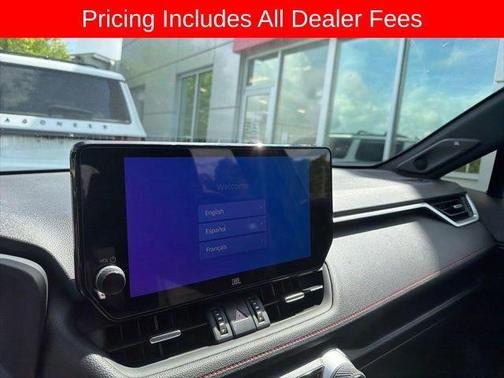 Magnetic Gray Metallic/Midnight Black Metallic 2025 Toyota RAV4 Hybrid SE