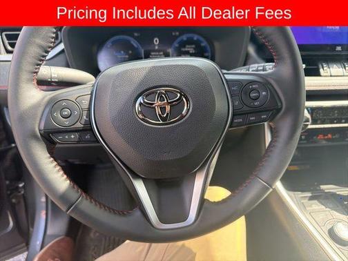 Magnetic Gray Metallic/Midnight Black Metallic 2025 Toyota RAV4 Hybrid SE