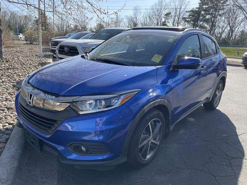 Aegean Blue Metallic 2021 Honda HR-V EX-L