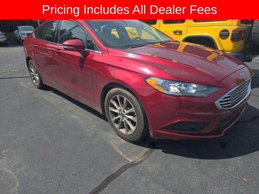 RUBY RED TINTED CLEARCOAT 2017 Ford Fusion SE