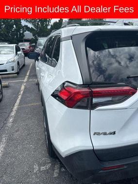 Super White 2021 Toyota RAV4 LE