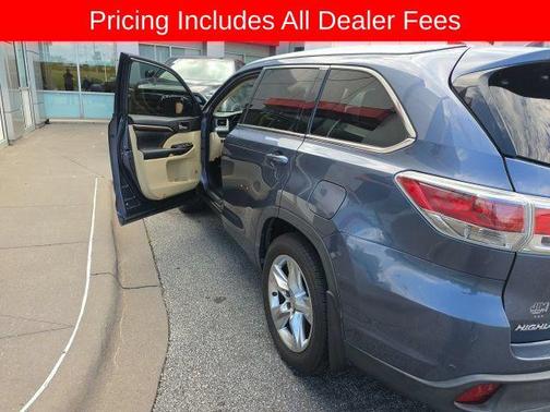 Shoreline Blue Pearl 2015 Toyota Highlander Limited