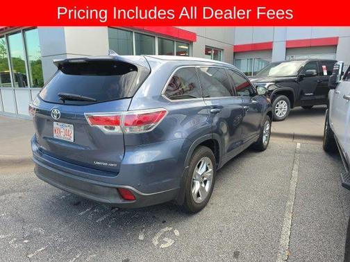 Shoreline Blue Pearl 2015 Toyota Highlander Limited