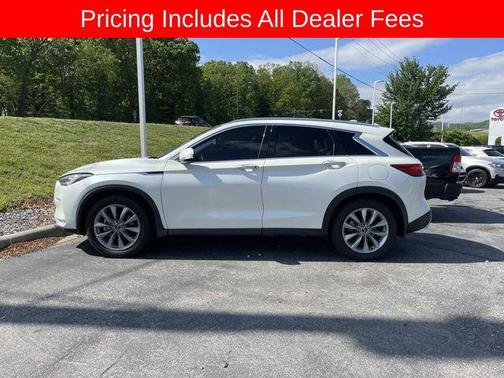 Majestic White 2021 INFINITI QX50 LUXE