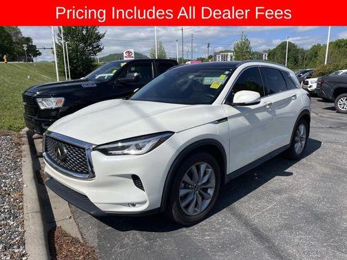 Majestic White 2021 INFINITI QX50 LUXE