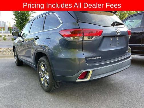 Shoreline Blue Pearl 2017 Toyota Highlander Limited Platinum