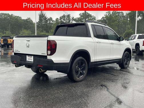 Platinum White Pearl 2021 Honda Ridgeline Black