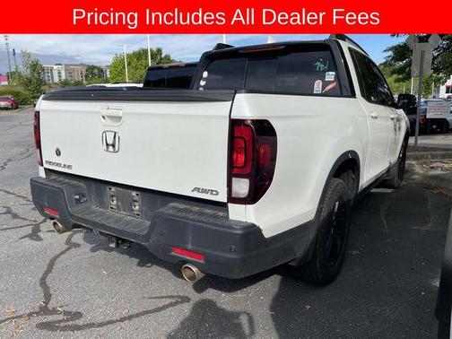 Platinum White Pearl 2021 Honda Ridgeline Black