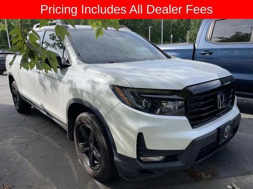 Platinum White Pearl 2021 Honda Ridgeline Black