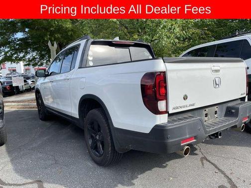 Platinum White Pearl 2021 Honda Ridgeline Black