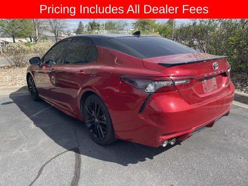 Supersonic Red/Midnight Black Metallic 2024 Toyota Camry XSE