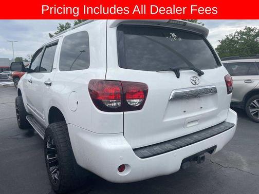 Super White 2019 Toyota Sequoia Limited