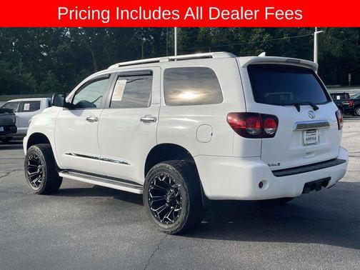 Super White 2019 Toyota Sequoia Limited