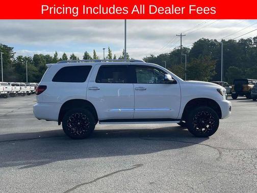 Super White 2019 Toyota Sequoia Limited