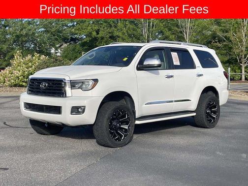 Super White 2019 Toyota Sequoia Limited