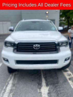 Super White 2019 Toyota Sequoia Limited
