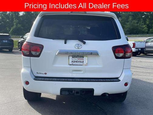 Super White 2019 Toyota Sequoia Limited