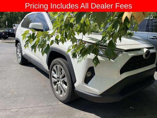 Super White 2020 Toyota RAV4 XLE Premium