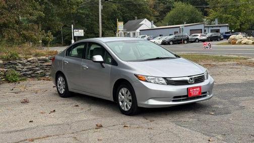 Silver 2012 Honda Civic LX
