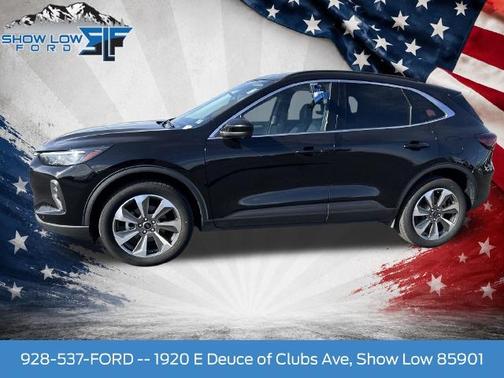 AGATE BLACK METALLIC 2024 Ford Escape PLATINUM