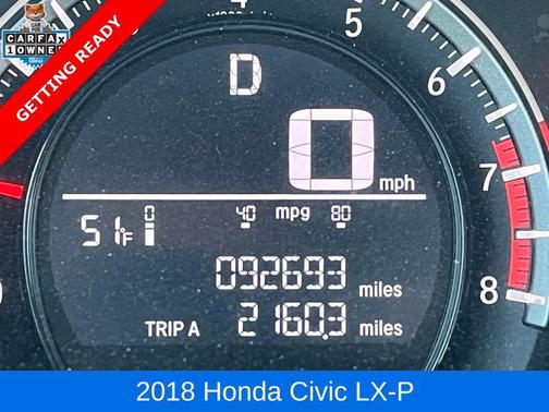 2018 Honda Civic LX-P