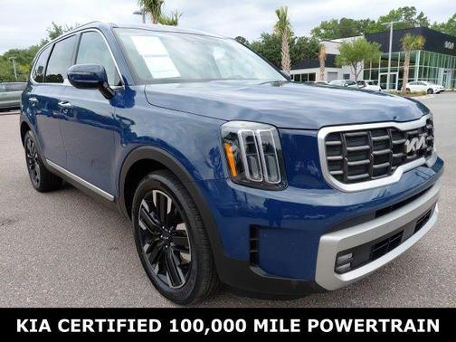 Midnight Lake Blue 2023 Kia Telluride SX
