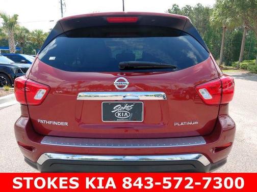 Cayenne Red Metallic 2017 Nissan Pathfinder Platinum