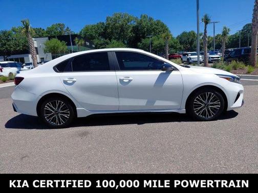 Snow White Pearl 2023 Kia Forte GT-Line
