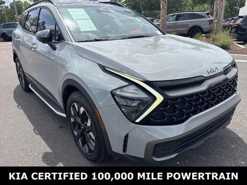 Wolf Gray 2023 Kia Sportage X-Line