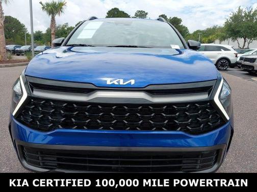 Sapphire Blue 2023 Kia Sportage X-Line
