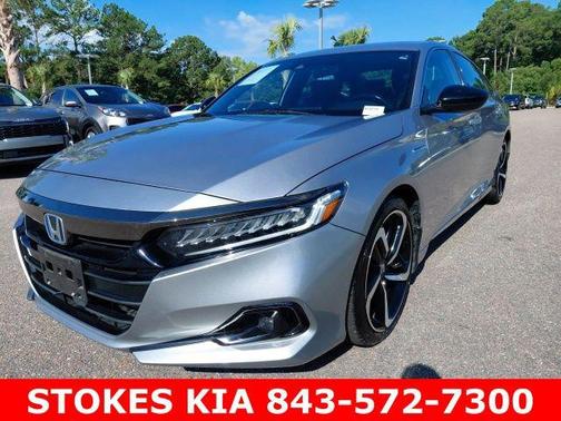 Sonic Gray Pearl 2022 Honda Accord Hybrid Sport