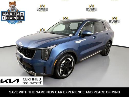 Mineral Blue 2026 Kia Sorento Hybrid EX