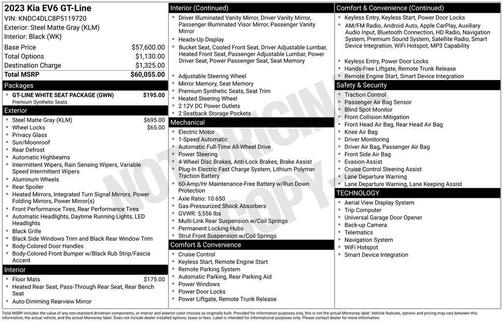 Steel Matte Gray 2023 Kia EV6 GT-Line